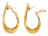 Carrera y Carrera 18 Karat Gold Ecuestre Half-Hoop Horse Earrings - Wilson's Estate Jewelry