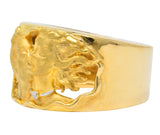 Carrera y Carrera Adam & Eve Diamond 18 Karat Gold Band Ring - Wilson's Estate Jewelry