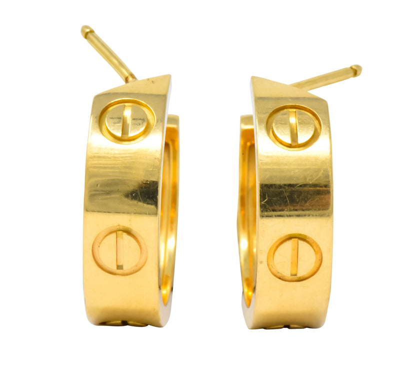Cartier Vintage Gold Chain Link Earclips Available For Immediate Sale At  Sotheby's