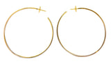 Cartier 18 Karat Gold Tri-Gold Trinity Hoop Earrings - Wilson's Estate Jewelry