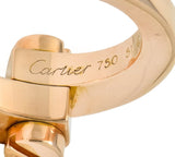 Cartier 18 Karat Rose Gold Menotte Bypass Band Ring Circa 1990 - Wilson's Estate Jewelry