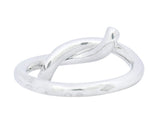 Cartier 18 Karat White Gold French Entrelaces Twisted Knot Ring - Wilson's Estate Jewelry