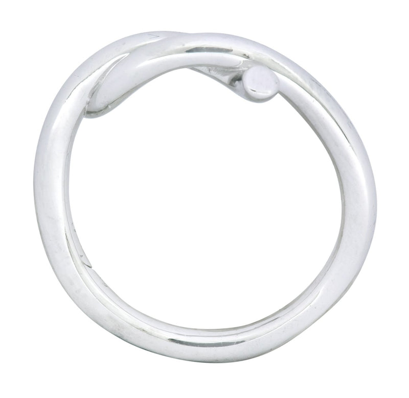 Cartier 18 Karat White Gold French Entrelaces Twisted Knot Ring - Wilson's Estate Jewelry