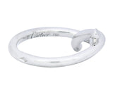 Cartier 18 Karat White Gold French Entrelaces Twisted Knot Ring - Wilson's Estate Jewelry