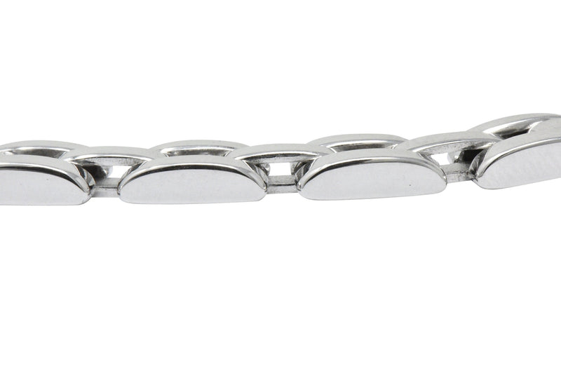 Cartier 18 Karat White Gold Panthère Collar Necklace Wilson's Estate Jewelry