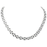 Cartier 18 Karat White Gold Panthère Collar Necklace Wilson's Estate Jewelry