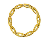 Cartier French 18 Karat Gold Link Bracelet Wilson's Antique & Estate Jewelry