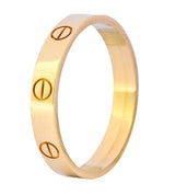 Cartier Love 18 Karat Gold Unisex Band Ring - Wilson's Estate Jewelry