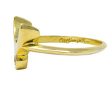Cartier Vintage 18 Karat Gold Zodiac Taurus Stacking Ring - Wilson's Estate Jewelry
