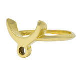 Cartier Vintage 18 Karat Gold Zodiac Taurus Stacking Ring - Wilson's Estate Jewelry