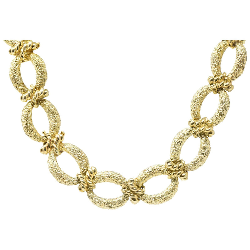 Chic 14K Gold Versatile Necklace & Bracelet Combo Wilson's Estate Jewelry