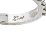 Coast 1990's 0.50 CTW 14 Karat White Gold Band Ring - Wilson's Estate Jewelry