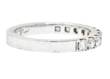 Coast 1990's 0.50 CTW 14 Karat White Gold Band Ring - Wilson's Estate Jewelry