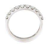 Coast 1990's 0.50 CTW 14 Karat White Gold Band Ring - Wilson's Estate Jewelry