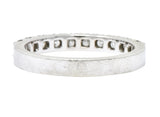 Coast 1990's 0.50 CTW 14 Karat White Gold Band Ring - Wilson's Estate Jewelry