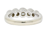 Contemporary 1.15 CTW Diamond 14 Karat White Gold Stackable Ring - Wilson's Estate Jewelry