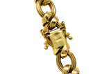 Contemporary 14 Karat Yellow Gold Twisted Link Long Chain Necklace - Wilson's Estate Jewelry