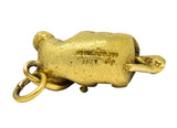 Contemporary 18 Karat Green Gold Realistic Koala Pendant Charm - Wilson's Estate Jewelry