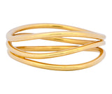 Contemporary Elsa Peretti Tiffany & Co. 18 Karat Gold Wave Band Ring - Wilson's Estate Jewelry