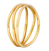 Contemporary Elsa Peretti Tiffany & Co. 18 Karat Gold Wave Band Ring - Wilson's Estate Jewelry