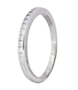 Contemporary Tiffany & Co. Diamond Platinum Anniversary Band Ring - Wilson's Estate Jewelry