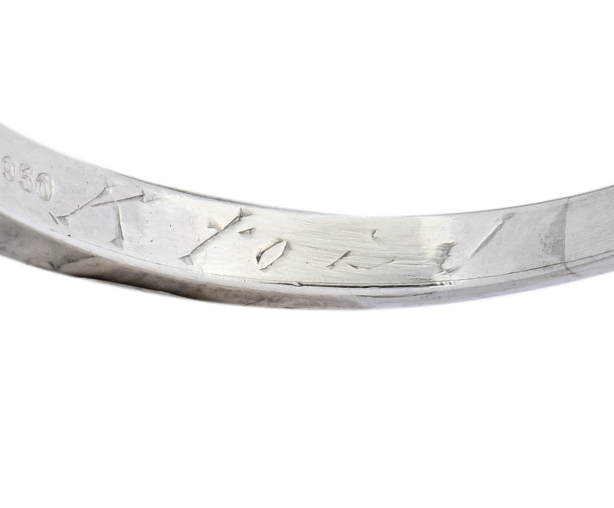 Contemporary Tiffany & Co. Diamond Platinum Anniversary Band Ring - Wilson's Estate Jewelry