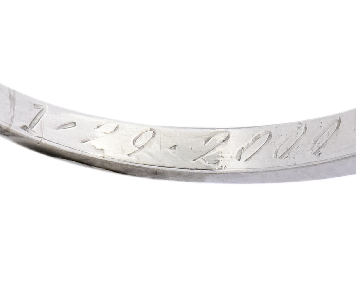Contemporary Tiffany & Co. Diamond Platinum Anniversary Band Ring - Wilson's Estate Jewelry