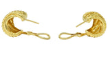 David Yurman 18 Karat Gold Shrimp Earrings Wilson's Estate Jewelry