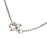 David Yurman Blue Topaz Diamond Albion Sterling Silver Pendant Necklace Wilson's Estate Jewelry