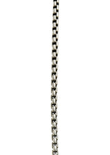 David Yurman Hematite Diamond Sterling Silver Petite Albion Pendant Necklace - Wilson's Estate Jewelry