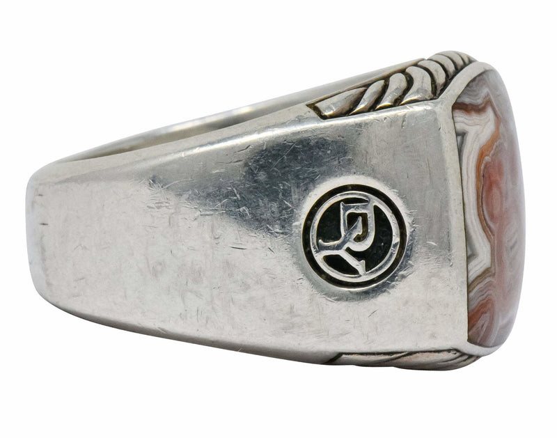 David Yurman Men's Exotic Stone Signet Ring