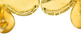 1987 Angela Cummings Vintage 18 Karat Gold Floral Ear-Clip EarringsEarrings - Wilson's Estate Jewelry