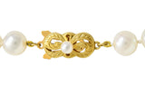 Vintage Mikimoto Cultured Pearl 18 Karat Gold Strand NecklaceNecklace - Wilson's Estate Jewelry