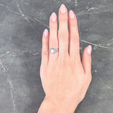 Edwardian 1.06 CTW Old European Cut Diamond Platinum Ivy Antique Engagement Ring