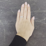 Art Deco 1.34 CTW Old European Cut Diamond Platinum Octagonal Three Stone Alternative Ring