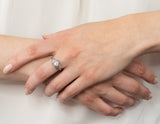 Edwardian 1.07 CTW Old European Cut Diamond Platinum Engagement Ring GIA - Wilson's Estate Jewelry