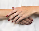 Edwardian 1.13 CTW Diamond Platinum Engagement Ring GIA Circa 1915 - Wilson's Estate Jewelry