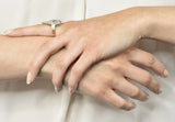 Edwardian 1.60 CTW Old European Diamond Platinum 14 Karat Rose Gold Cocktail Ring - Wilson's Estate Jewelry