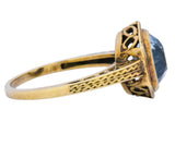 Edwardian 2.50 CTW Aquamarine 14 Karat Gold Ring Wilson's Estate Jewelry