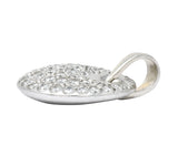 Elsa Peretti Tiffany & Co. 1.00 CTW Diamond Platinum Circle Disk Pendant Charm - Wilson's Estate Jewelry