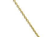 Elsa Peretti Tiffany & Co. 18 Karat Gold Infinity Cross Pendant Necklace Wilson's Estate Jewelry