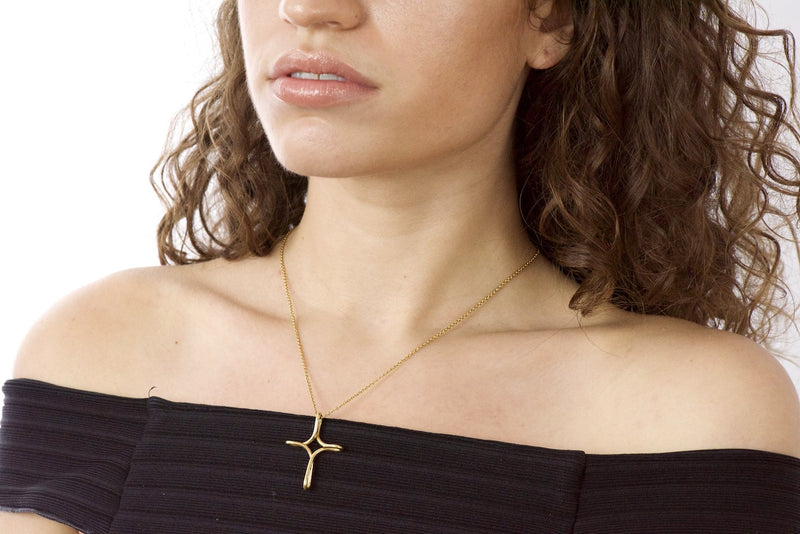 Tiffany and co infinity cross necklace Clearance