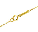 Elsa Peretti Tiffany & Co. 18 Karat Gold Open Heart Pendant Necklace - Wilson's Estate Jewelry