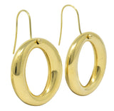 Elsa Peretti Tiffany & Co. 18 Karat Gold Sevillana Drop Earrings Wilson's Estate Jewelry