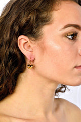 Elsa Peretti Tiffany & Co. Vintage 18 Karat Gold Heart Drop Earrings - Wilson's Estate Jewelry