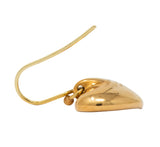 Elsa Peretti Tiffany & Co. Vintage 18 Karat Gold Heart Drop Earrings - Wilson's Estate Jewelry