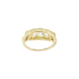Exquisite Victorian 4.70 CTW Old Mine Diamond 14 Karat Gold Band Ring Wilson's Estate Jewelry