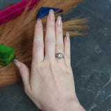 Belle Epoque 1.14 CTW Diamond Platinum Bow Engagement Ring GIA