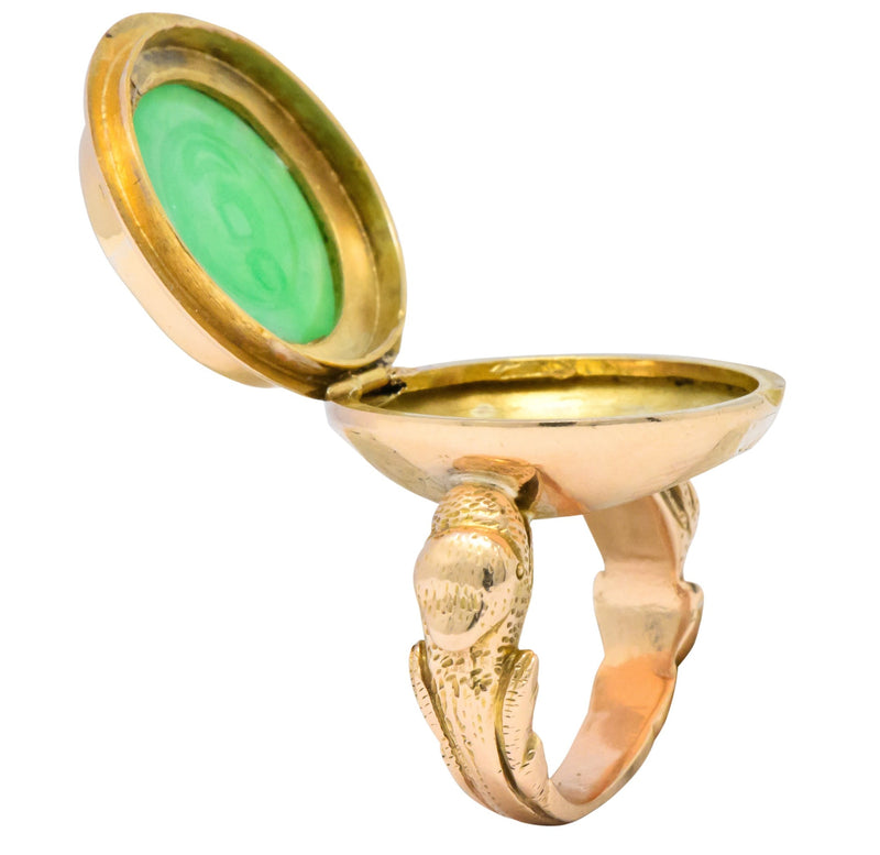 Poison locket ring sale
