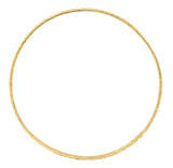 Four Vintage 14 Karat Yellow Gold Decorated Bangle Bracelets - Wilson's Estate Jewelry